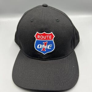 Nelson Rigg Hat Men Black Motorcycle Route One Snap‎ Back Cap